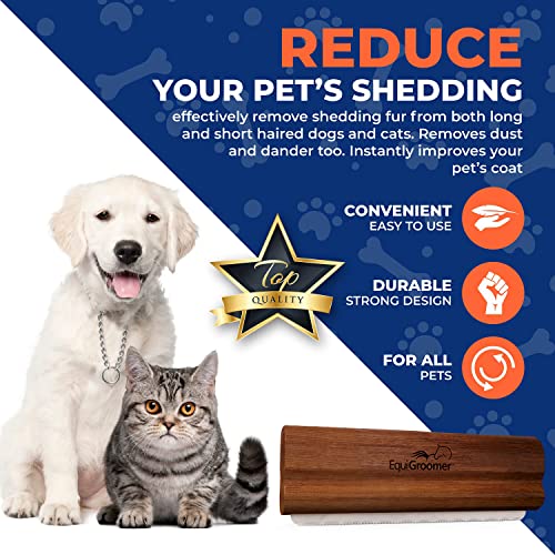 5 Inch Undercoat Deshedding Brush for Dogs & Cats (5 Inch / Mahogany)