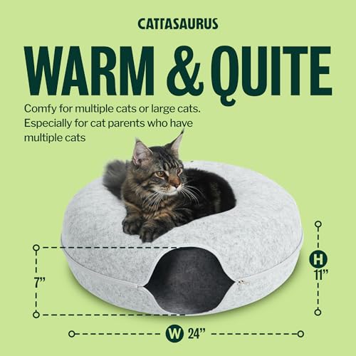 Peekaboo Cat Cave Duo Jumbo Set (Light Gray + Light Gray / Jumbo)