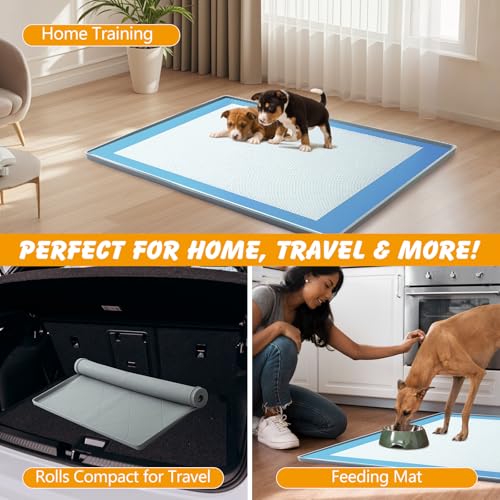 Silicone Dog Pee Pad Holder for 34 x 22 in Pads (34"L x 22"W)