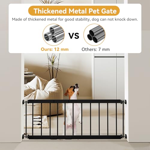 Dog Gate Indoor (18-45''W*14''H / Black)