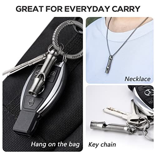 Titanium Emergency Whistle (Silver-1pc)