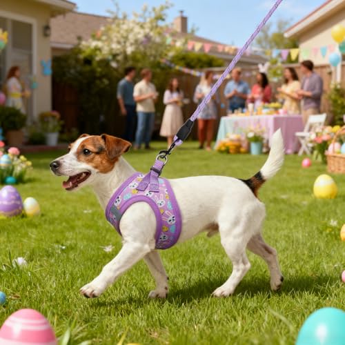 Small Dog Harness and Leash Set (XSmall(Chest Girth 13" - 14.5") / Colorful)