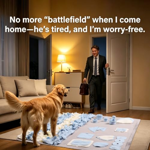 Snuffle Mat for Dogs (Grey / Large 38x38 inch)