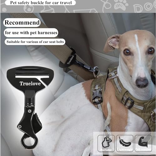 Truelove Vehicle Seat Belt Safety Buckle Lock (Gary / 2.7*4.7inch)