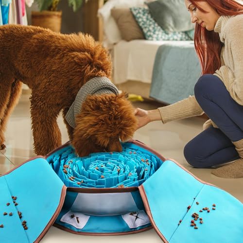 Pet Snuffle Mat for Dogs (blue)
