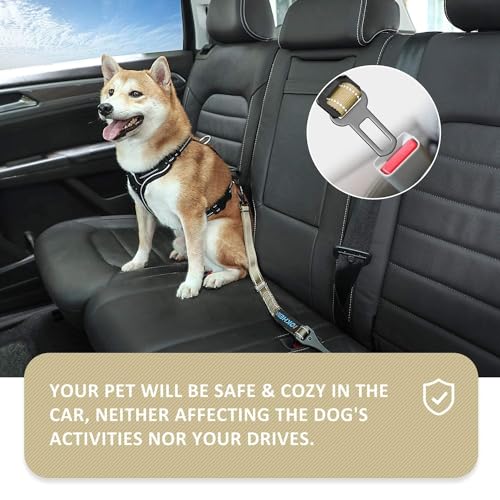 Dog Seat Belt 3 (Green)