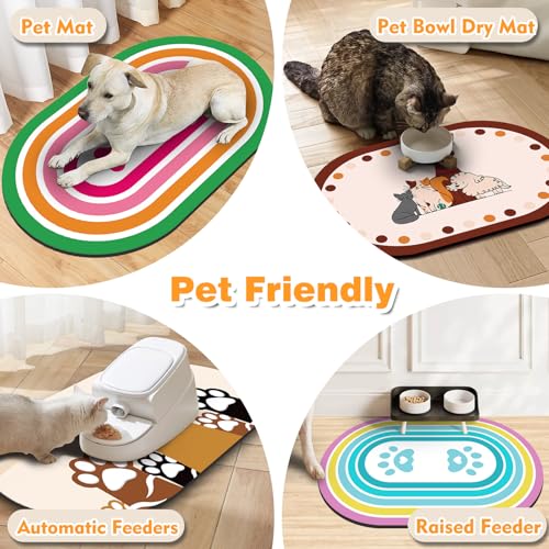Pet Feeding Mat (20''x12'' / Beige)