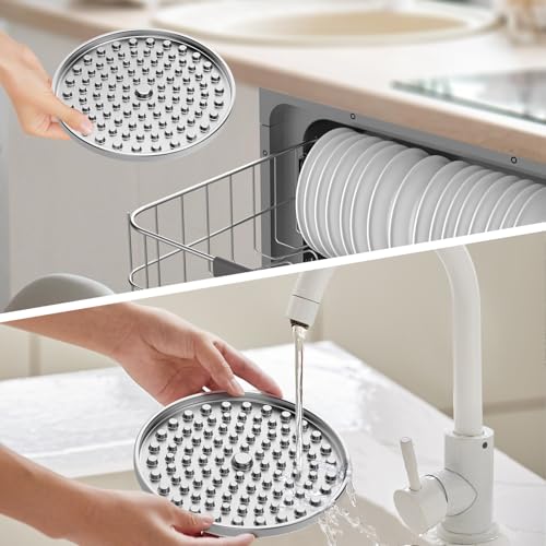 Double Wall Stainless Steel Lick Mat for Dogs & Cats (Small-2Pack)
