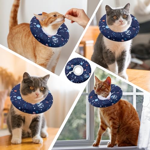 Cat Cone Collar Soft (Planet / Small)