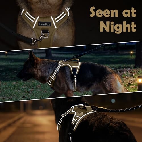Dog Harness No Pull (Brown / Small)