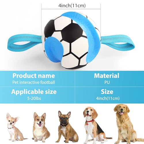 Dog Toys Balls (Blue White)