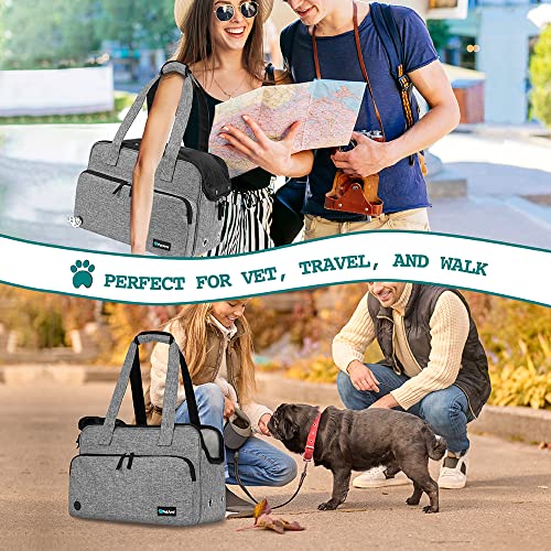 Small Dog Purse Carrier (Heather Gray)