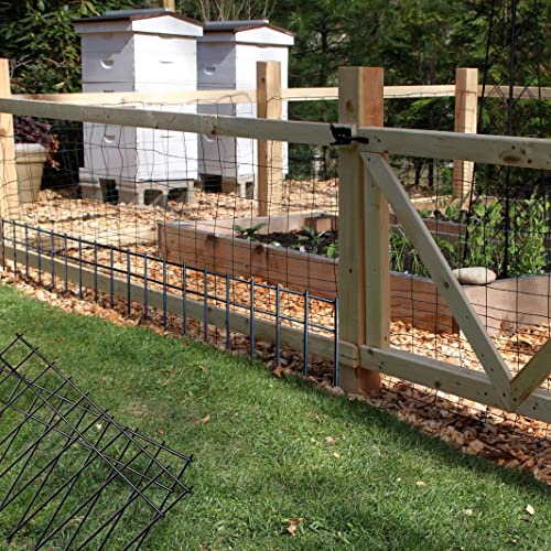 Black Animal Barrier Fence 12in (12 in(H)x 13.8 ft(L) / Black)