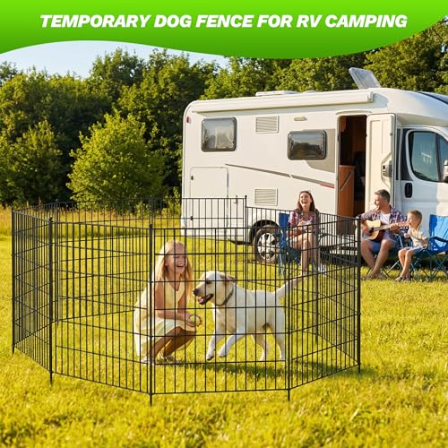 10 Panels No Dig Garden Fence with Gate (48 in(H)×26.0in(L))