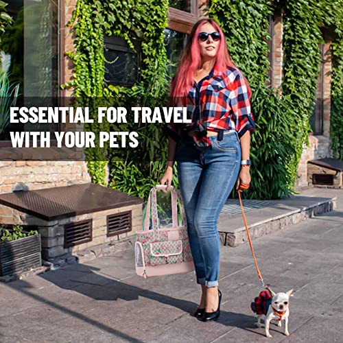Dog Carrier Cat Carrier (Flower Pattern)