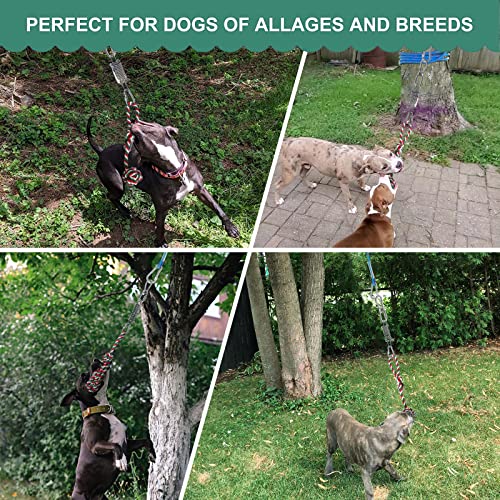 Dog Outdoor Bungee Hanging Toy (1-Blue)