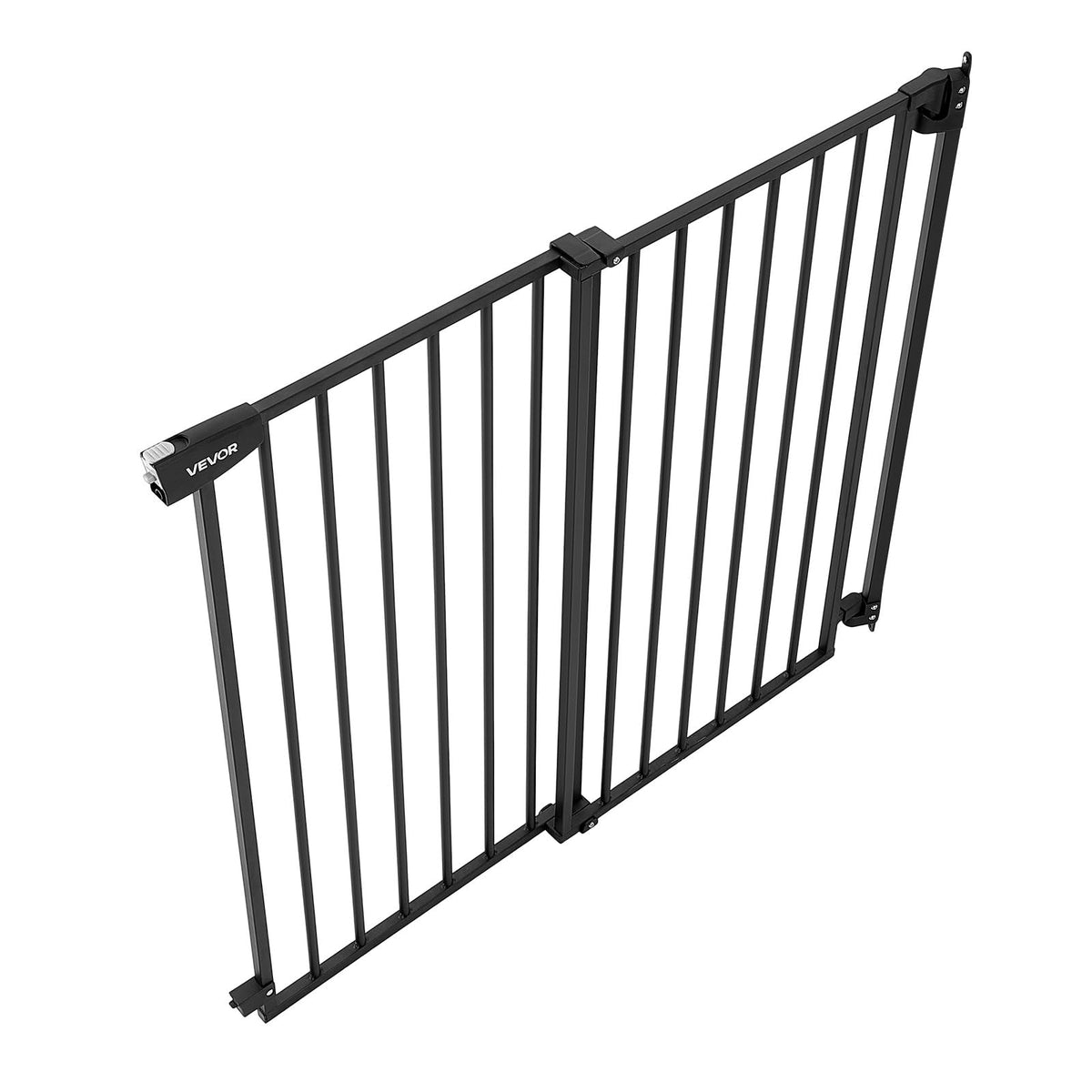 Pet Gate for Stairs (Black / 28-43" Wide x 30" Tall)