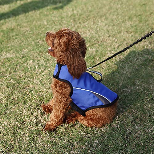 Dog Anxiety Jacket Keep Calming Vest Thunder Coat with D (Blue / Medium)
