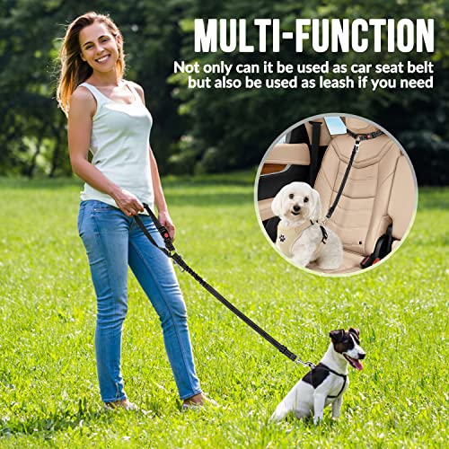 Dog Seat Belt for Car (A.Black)