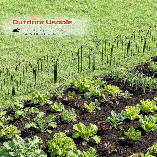 Decorative Garden Fence (17"H)