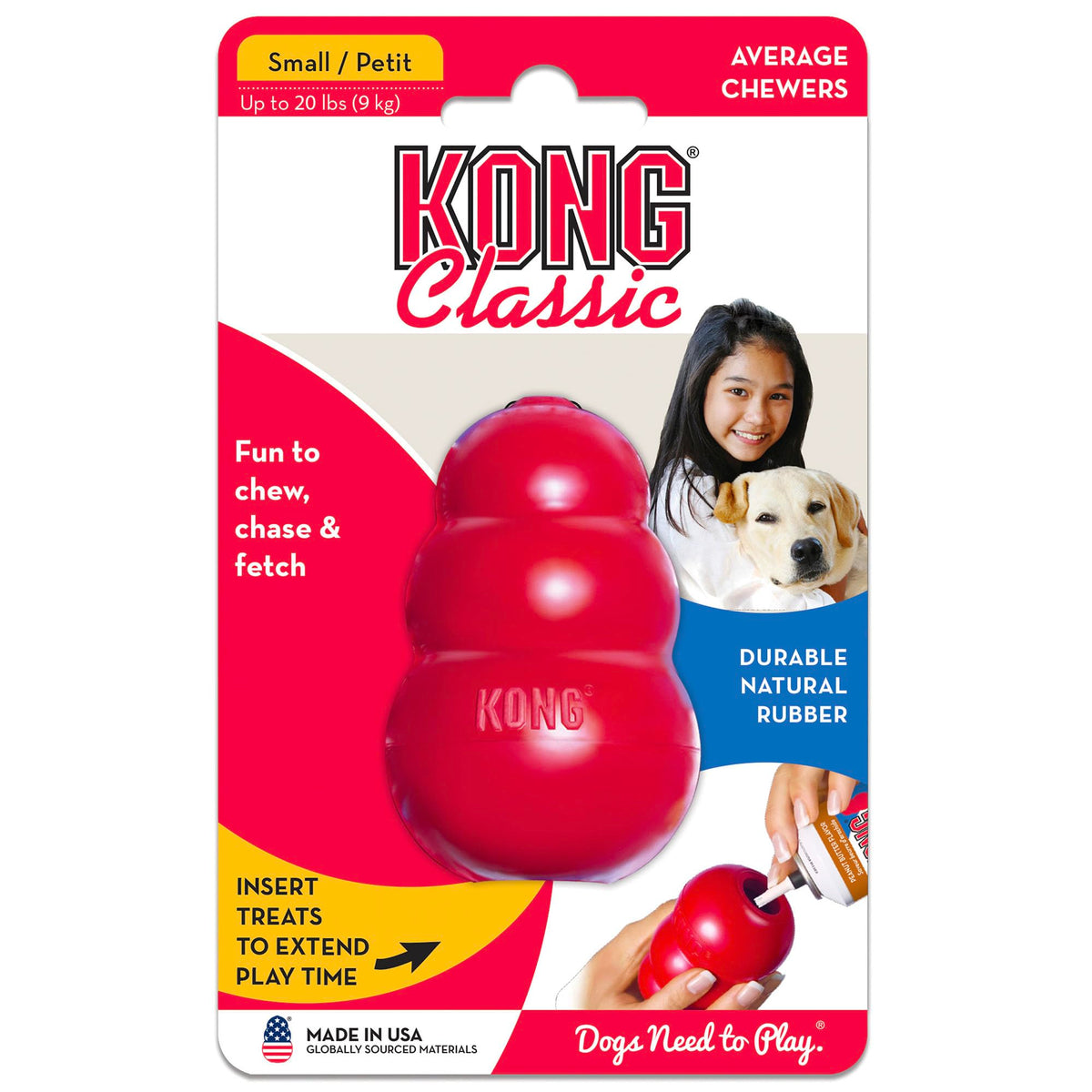 Classic Stuffable Dog Toy (Small (Pack of 1))