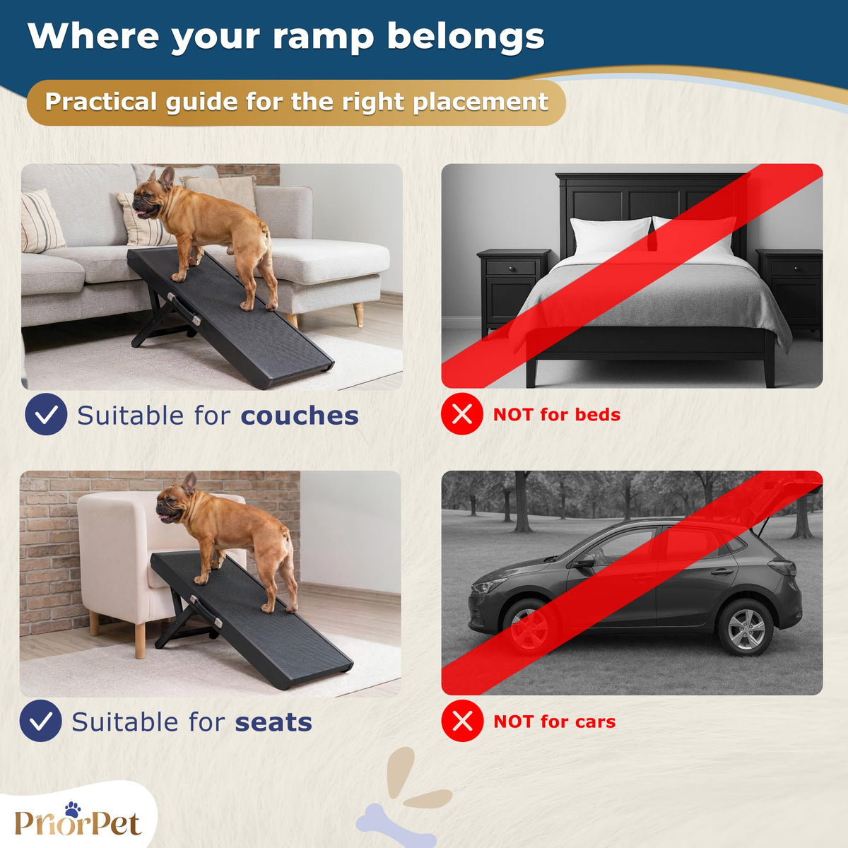 Dog Ramp for Couch (Black)