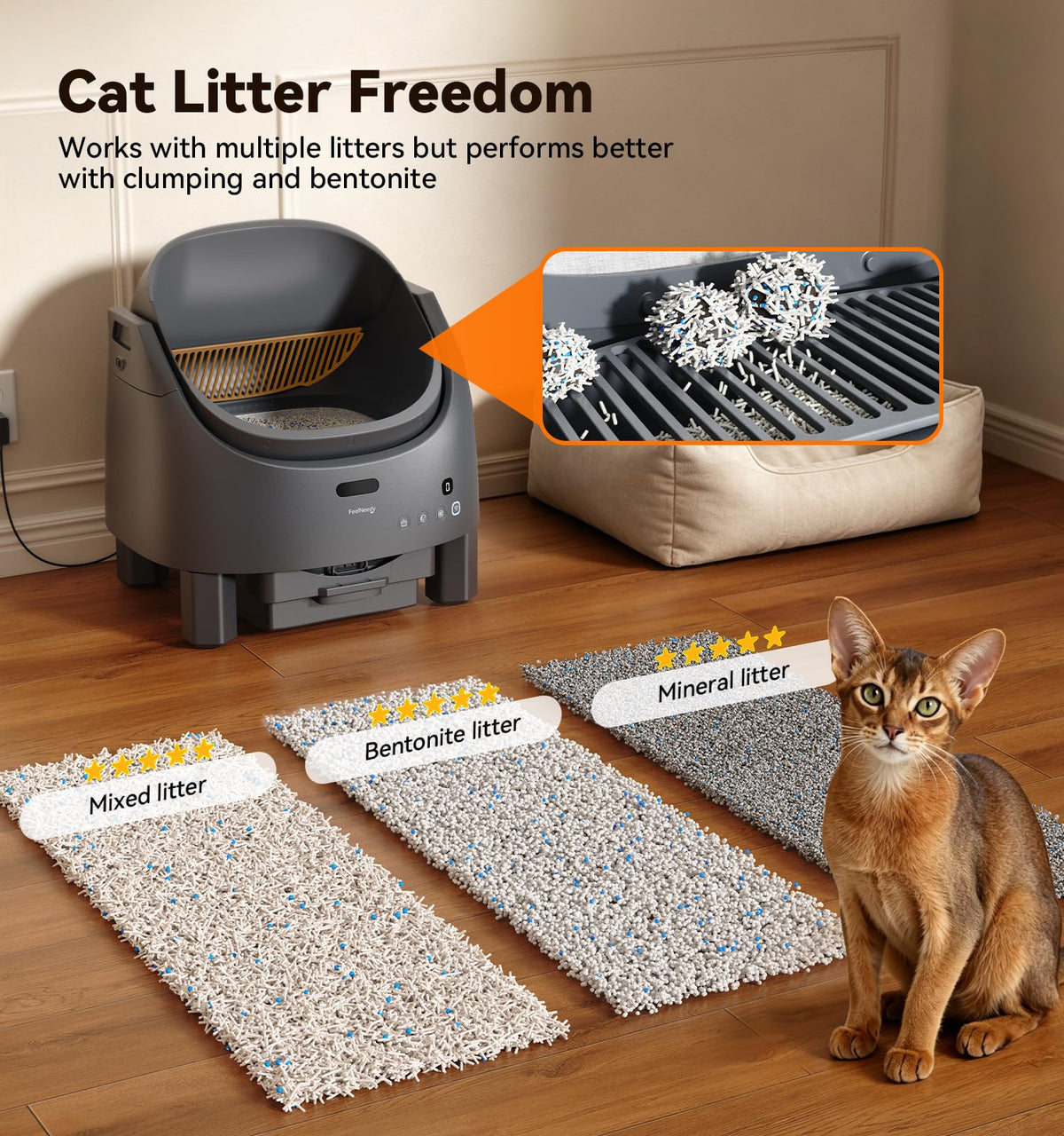 Automatic Litter Box Self Cleaning