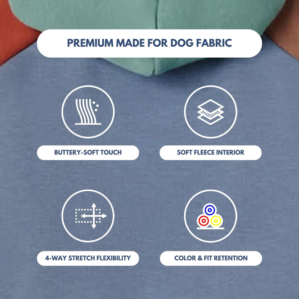 Dog Hoodie Buttery (Alpine / 4XL)
