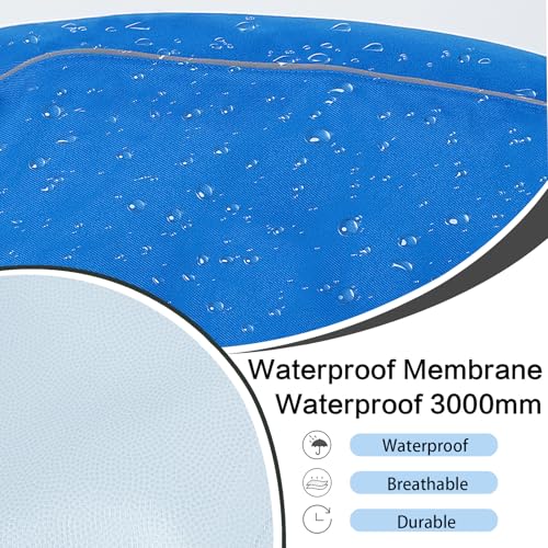 Waterproof Dog Raincoat (Blue / XX-Large(55-77lb))