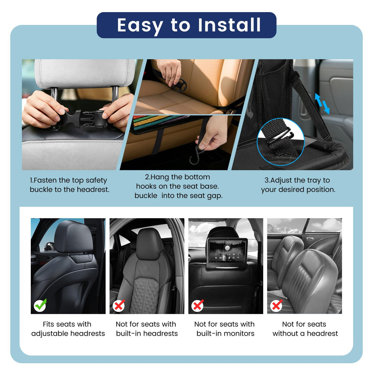Car Organizer Back Seat (1 Pack)