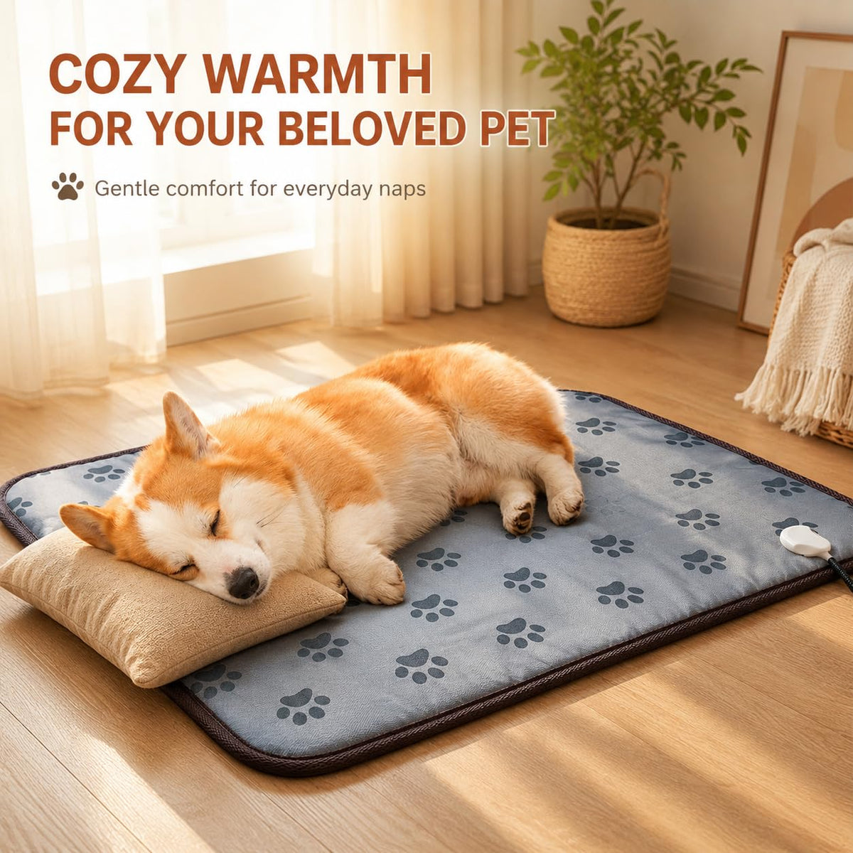 Cat Heating Pad (16.0"L x 16.0"W)