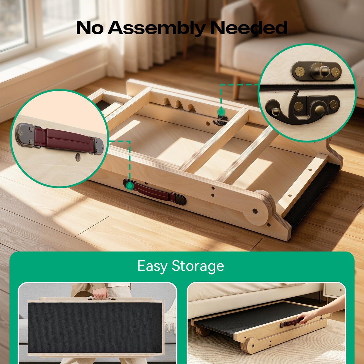 32" Dog Ramp for Couch & Low Bed (32x16Inch)