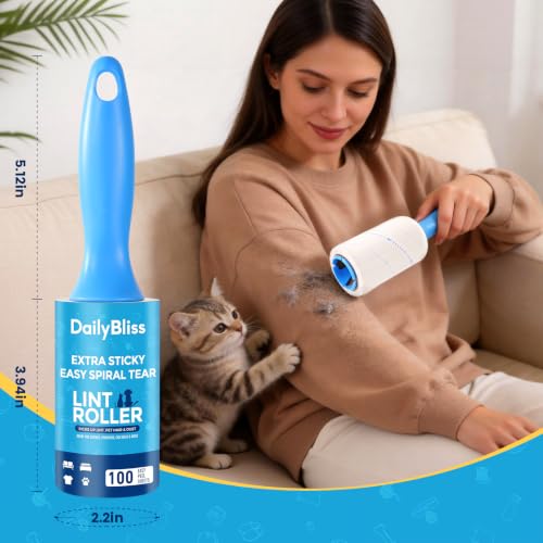 Extra Sticky Lint Roller for Pet Hair (500 Extra Sticky Sheets)