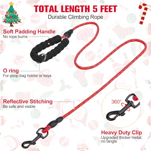 Step in Dog Harness and Leash Set (Small(Chest Girth 14.5" - 16") / Christmas)