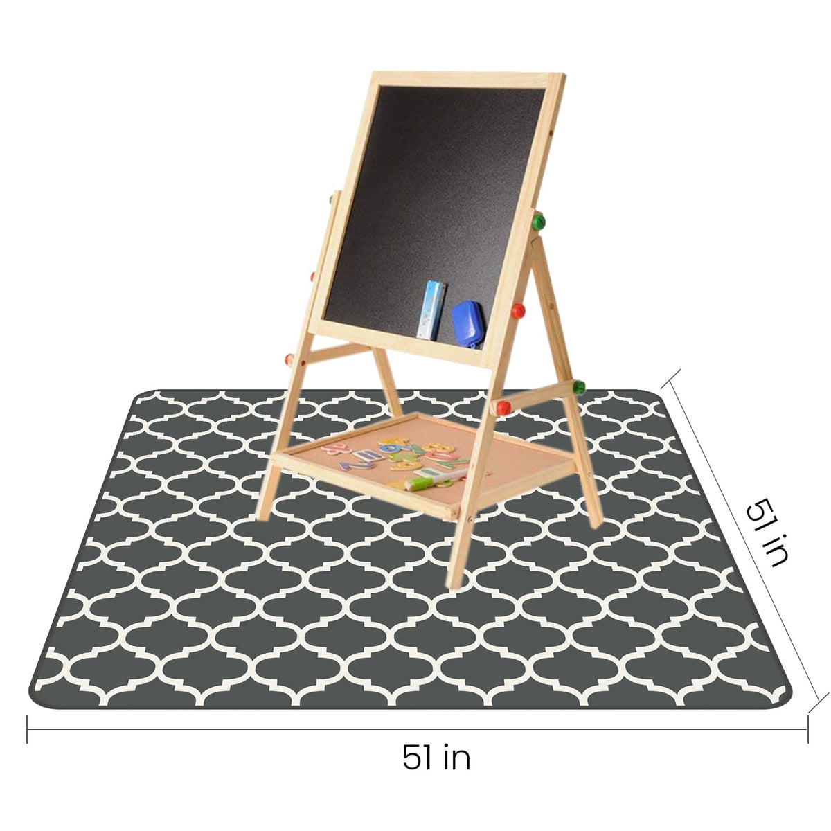 Splat Mat for Under High Chair (Lattice)