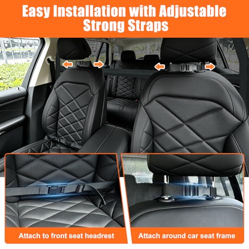 50''x56'' Dog Car Barrier for Back Seat & Cargo Area (Large)