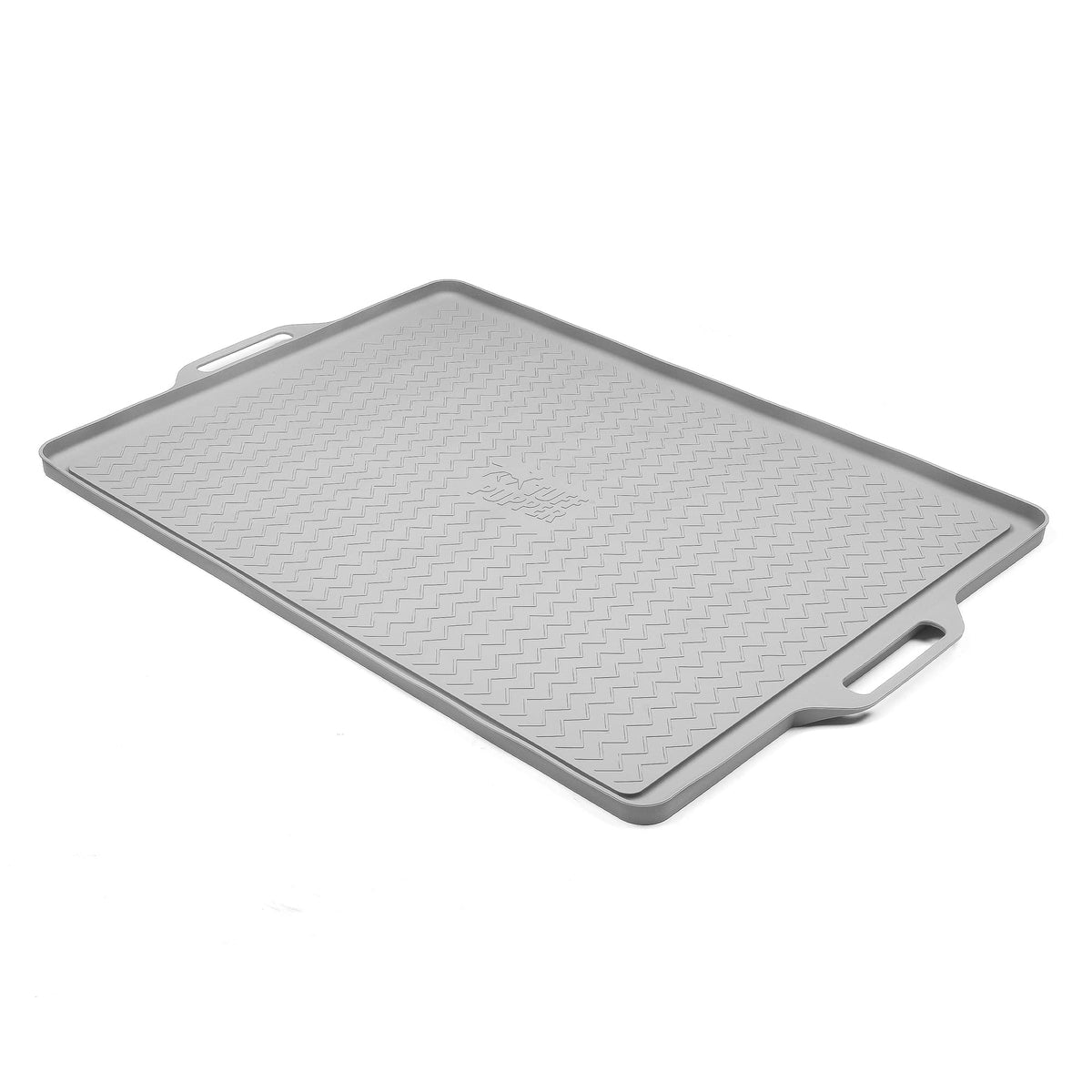 28x20 Large Dog Feeding Mat for Food and Water (Gray / Large - 28" x 20")