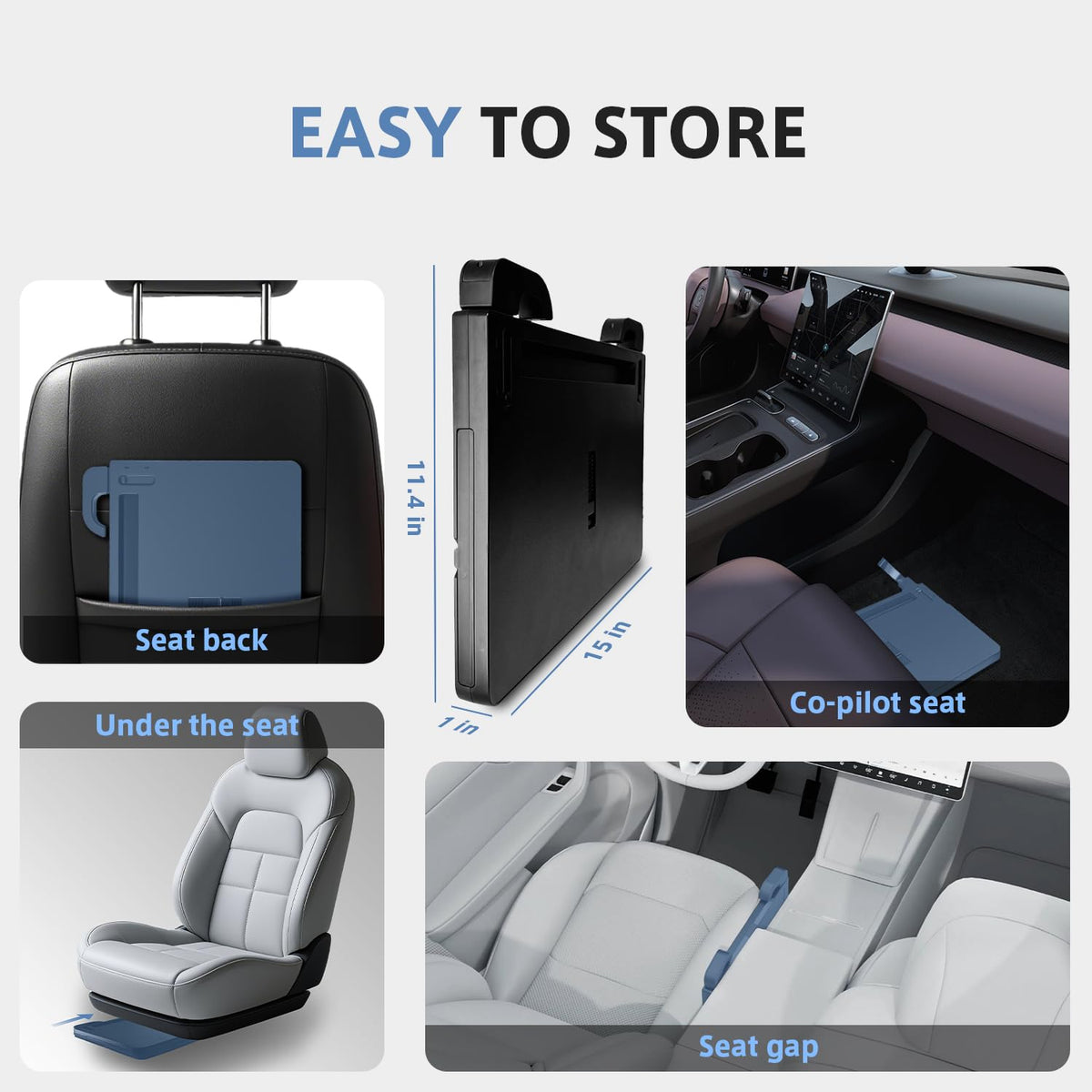 Steering Wheel Tray (Black)