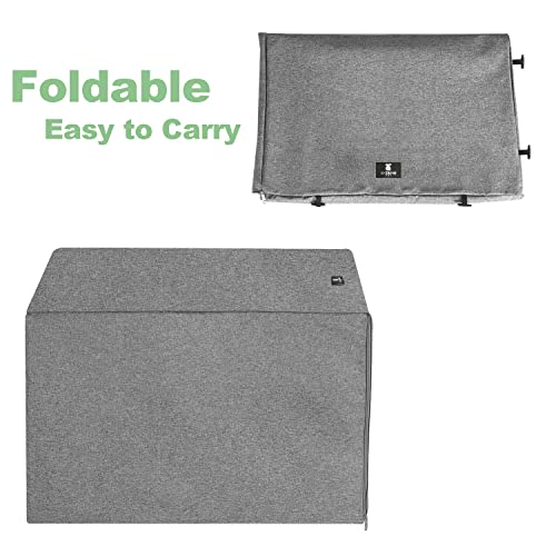 Dog Crate Cover Waterproof Kennel Cover (42.9"L x 28.3"W x 30.3"H / GREY)