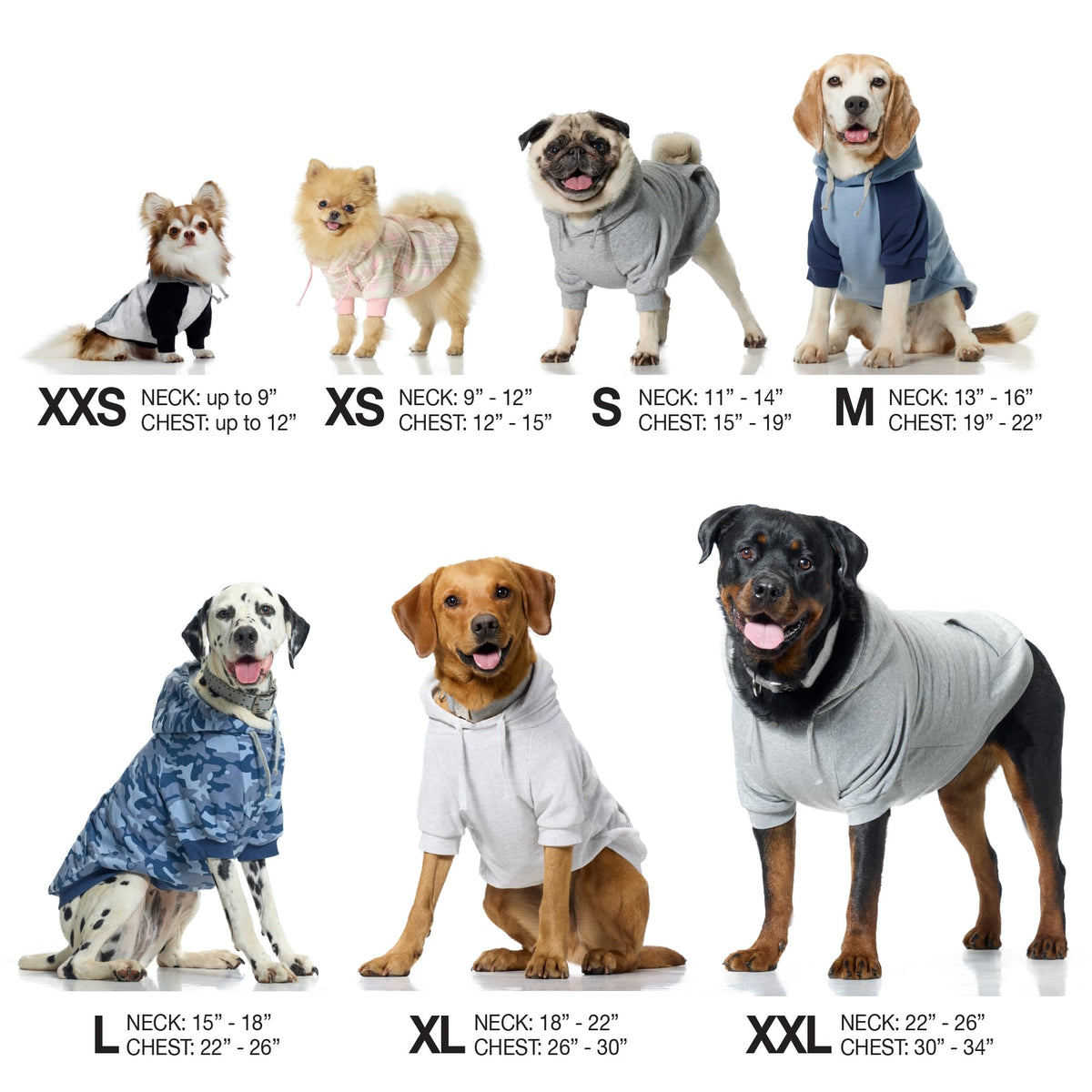 Rocky II Dog Hoodie (Gray Chesterfield Plaid / X-Large (55-80 lbs))
