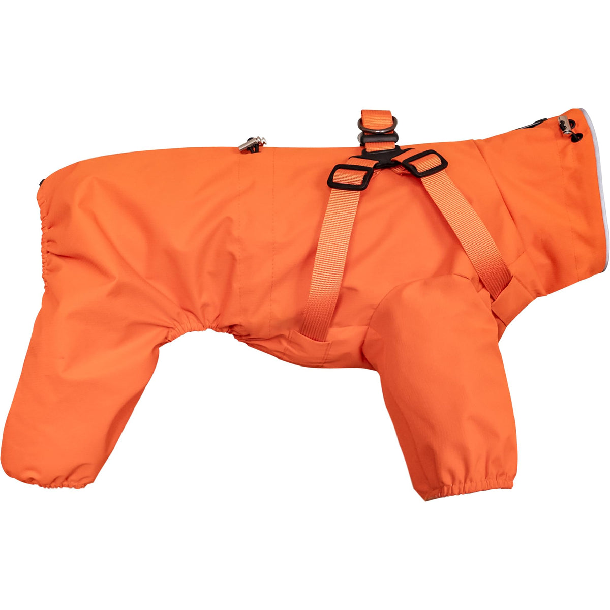 Waterproof Dog Raincoat (XS Back Length 11.4" / Orange)