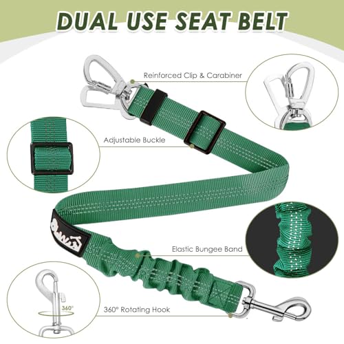 Dog Car Harness Seat Belt (Large / ·Green)