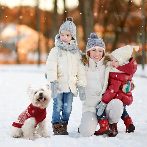 Dog Sweaters for Large Dogs Girl Boy (Large / #1 Red)