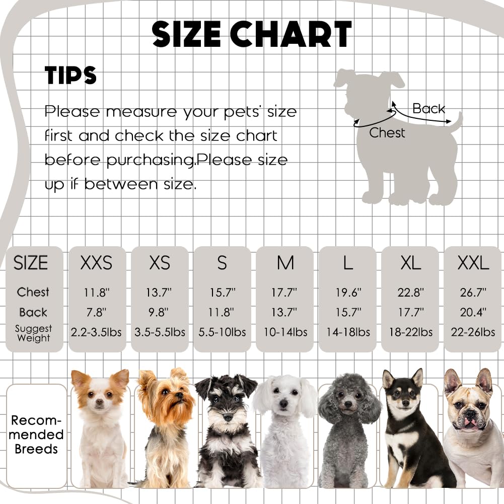 1 Pack Dog Sweaters for Small Dogs Girl Boy Winter Fleece Clothes Warm Soft Dog Sweatshirt Outfit for Dogs Cats Pet Apparel (Rose / XS (Back: 9.8", Chest: 13.7", 3.5-5.5 lbs))