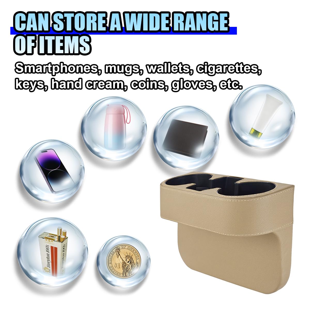 Car Cup Holder (Beige)
