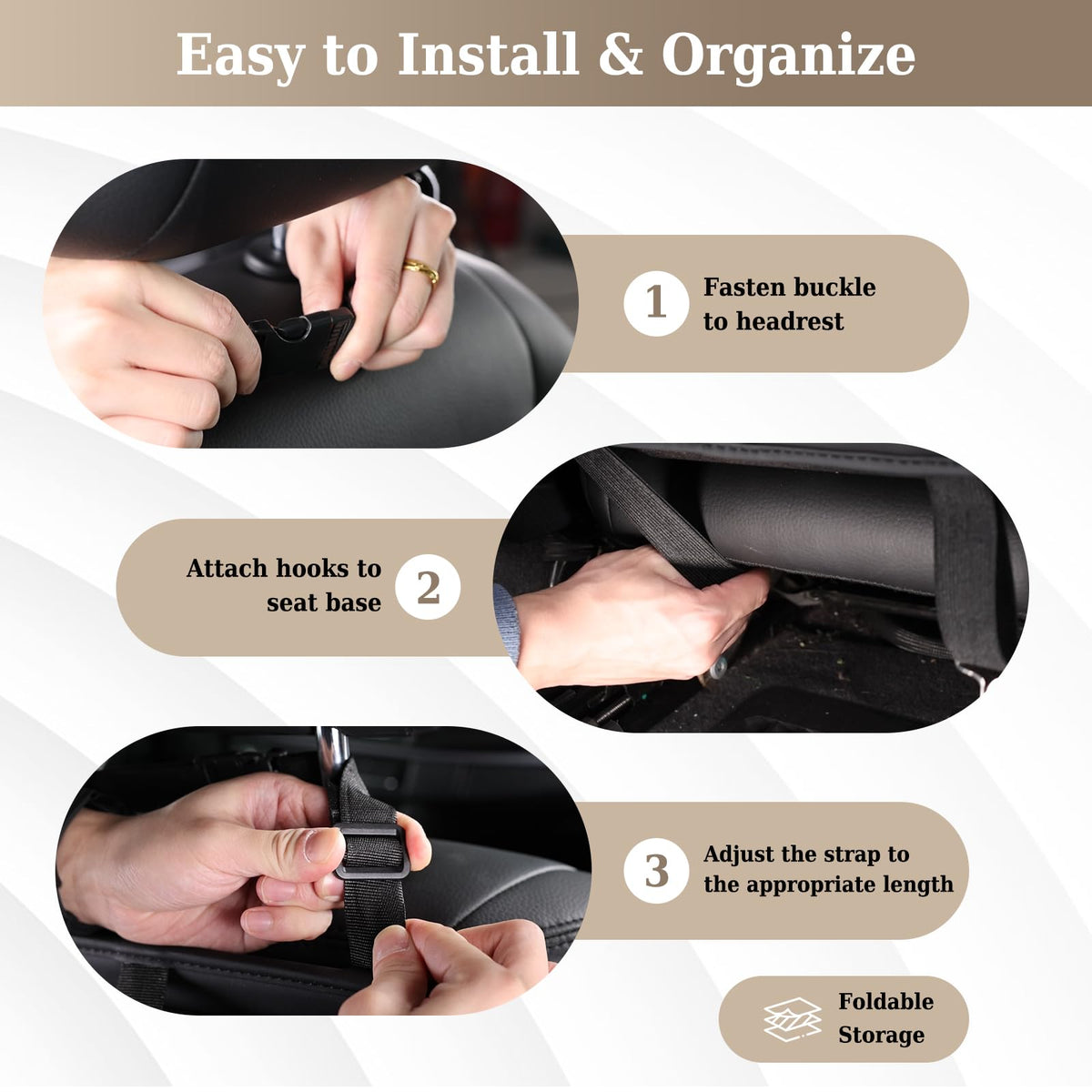Car Backseat Organizer (2 Packs)