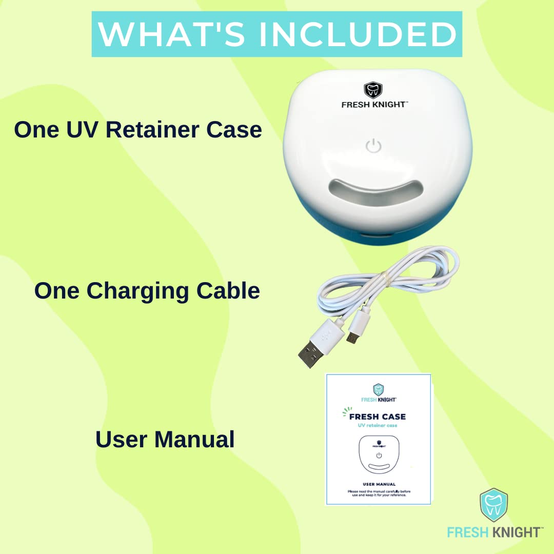 UVC Retainer Cleaner & Denture Cleaner (White UV / 1 Box)