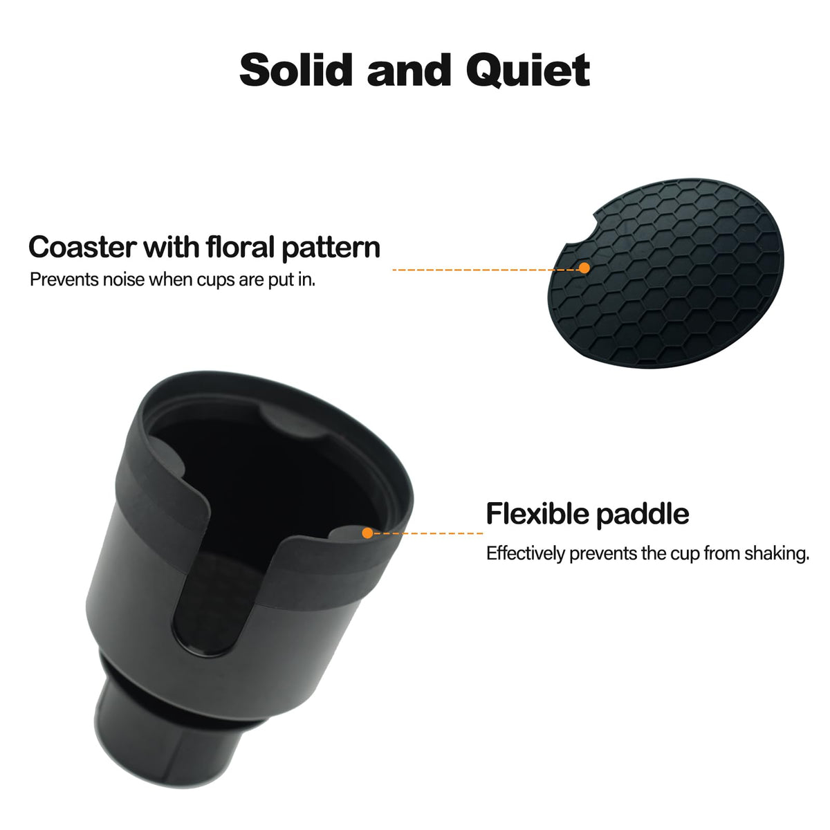 for Car Cup Holder Expander Adapter Adjustable Base Compatible with Yeti 14 (Plus)