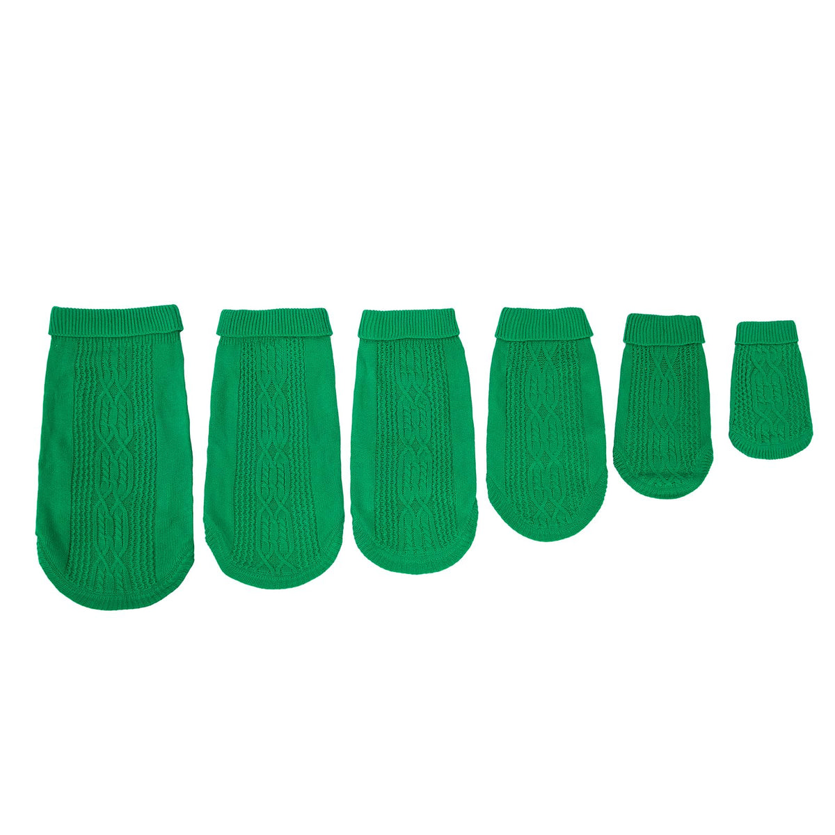 Cat Sweater Stretchy (Dark Green / XXL)