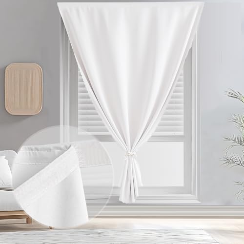 Adhesive Blackout Curtains (47"W x 59"L (Pack of 2) / White)